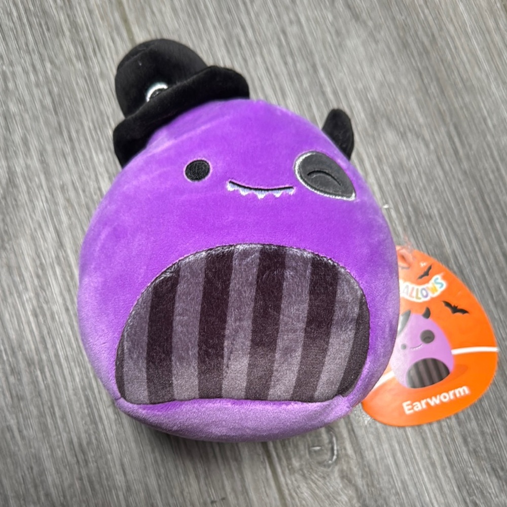 Purple Squishmallow Earworm Plush
